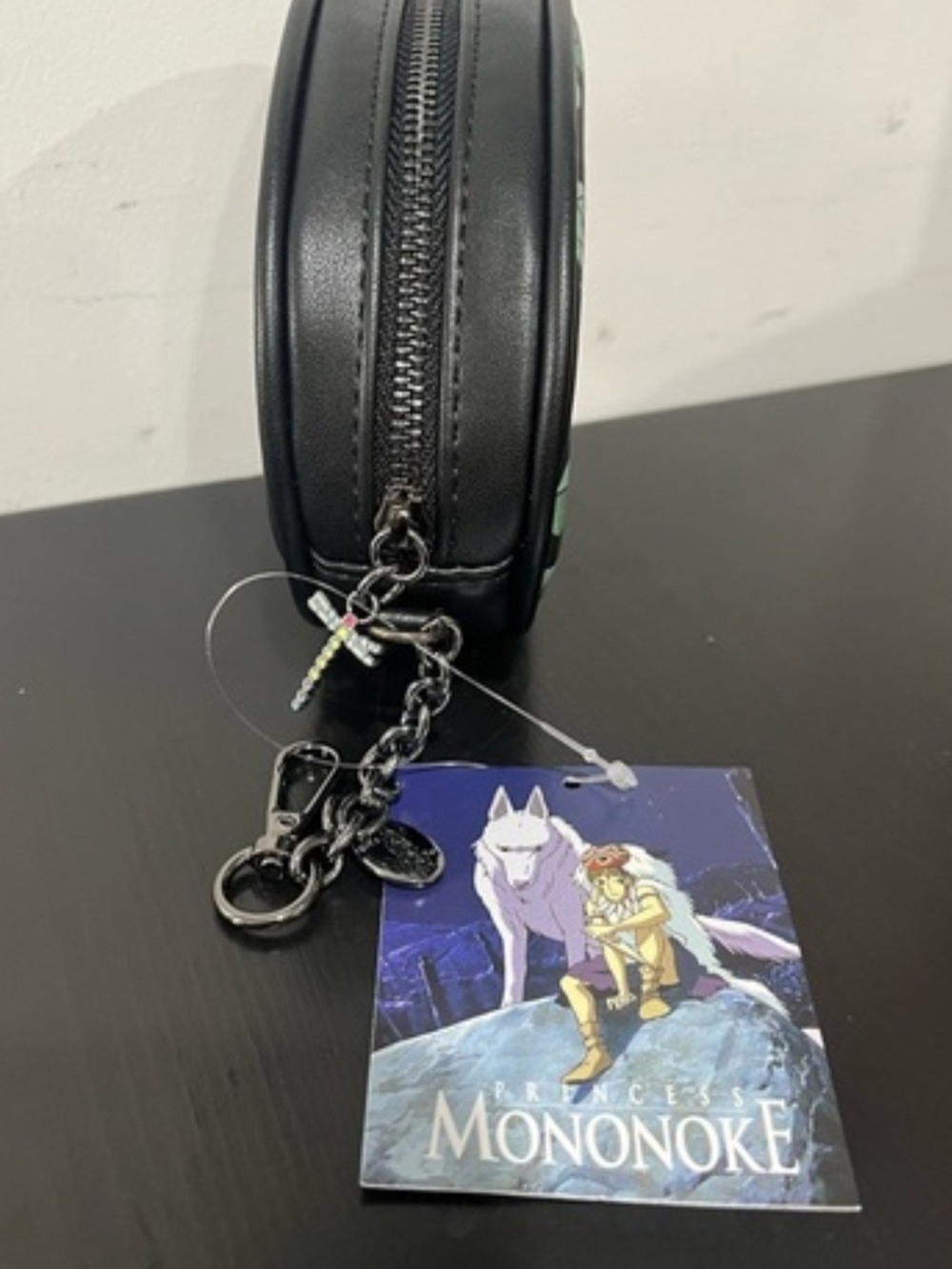 Studio Ghibli Kodama Black Oval Coin Purse - Picture 5 of 6